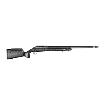 Picture of Christensen Arms ELR 6.5 Creedmoor 4+1 26" Target Profile Carbon Fiber Barrel, Black Nitride Finish, Black with Gray Webbing Stock CA10266H75261