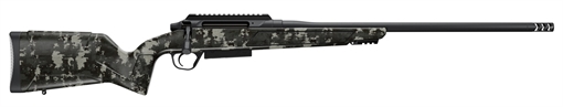 Picture of Christensen Arms Evoke Hunter 7mm BC 3+1 20" Black Cerakote Button Rifled/Threaded Barrel, Black Cerakote Picatinny Rail Steel Receiver, Adjustable Multi-Tone Green Polymer Stock 8011503701