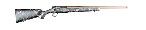 Picture of Christensen Arms Mesa FFT 300 PRC 3+1 22" Threaded Barrel, Burnt Bronze Cerakote, Green with Black/Tan Webbing Stock 8010108700