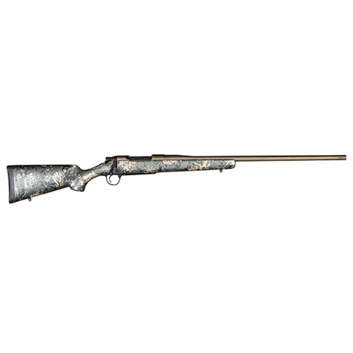 Picture of Christensen Arms Mesa FFT 300 Win Mag 3+1 22" Threaded Barrel, Burnt Bronze Cerakote, Green with Black/Tan Webbing Stock 8010108500