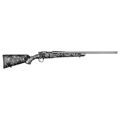 Picture of Christensen Arms Mesa FFT 6.5 PRC 4+1 20" Threaded Barrel, Tungsten Gray Cerakote, Black with Gray Webbing Stock 8010107400