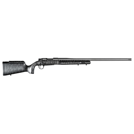 Picture of Christensen Arms Mesa Long Range 338 Lapua Mag 3+1 27" Threaded Barrel, Tungsten Gray Cerakote, Black with Gray Webbing Stock 8010201500