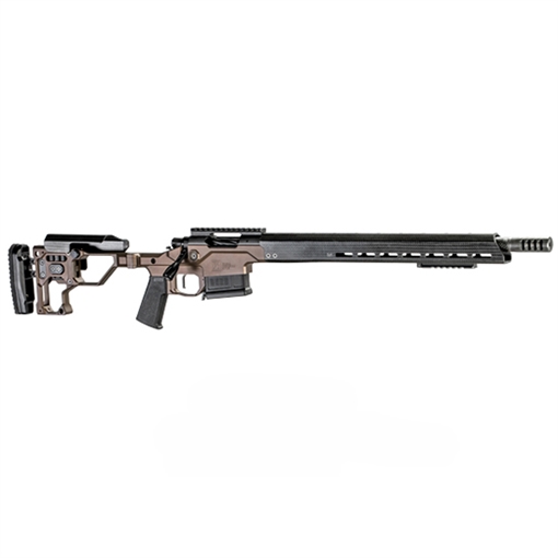 Picture of Christensen Arms Modern Precision 223 Rem 16" Threaded Carbon Fiber Barrel 5+1, Black Nitride Finish, Desert Brown Anodized Folding Stock, Polymer Grip 8010301600