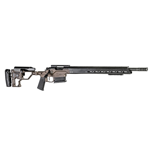 Picture of Christensen Arms Modern Precision 308 Win 20" Threaded Carbon Fiber Barrel 5+1, Black Nitride Finish, Desert Brown Anodized Folding Stock, Polymer Grip 8010300801