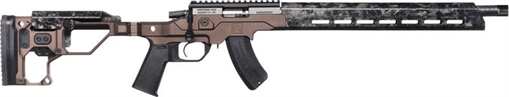 Picture of Christensen Arms MPR 17 HMR 10+1 16" Black Match Grade Threaded Barrel, Black Nitride Picatinny Rail Receiver, Carbon Fiber M-LOK Handguard, Desert Brown Adj w/MagneLock Technology Stock 8011202500