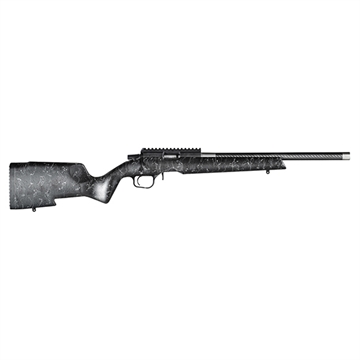 Picture of Christensen Arms Ranger 22, Bolt Action Rifle, 22 WMR, 18" Threaded Carbon Fiber Barrel, 1/2x28, Anodized Finish, Black, Carbon Fiber Composite Stock, Black with Gray Webbing, 10 Rounds, 1 Magazine 801-12012-00 8011201200