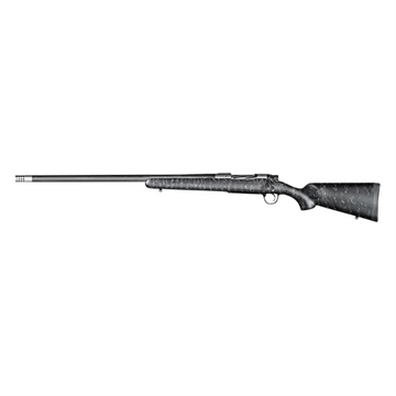 Picture of Christensen Arms Ridgeline 6.5 Creedmoor 4+1 24" Carbon Fiber/Threaded Barrel, Tungsten Gray Cerakote, Black with Gray Webbing Stock, Left Hand 8010600100