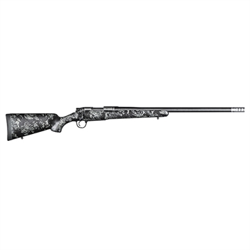 Picture of Christensen Arms Ridgeline FFT Full Size 300 RUM 3+1 22" Stainless Steel Threaded Barrel, Stainless Aluminum Receiver, Black w/Gray Accents Fixed Sporter w/Flash Forged Technology Stock 8010616300