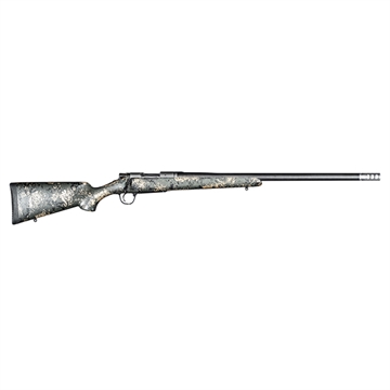 Picture of Christensen Arms Ridgeline FFT 6.5-284 Norma 4+1 22" Carbon Fiber/Threaded Barrel, Stainless Steel, Green with Black/Tan Accents Stock 8010613600