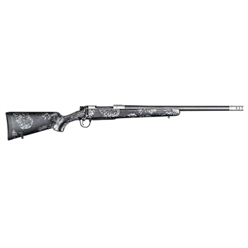 Picture of Christensen Arms Ridgeline FFT, Bolt Action Rifle, 7MM PRC, 22" Threaded Stainless Steel Barrel, Carbon Fiber Wrapped, 5/8X24 Side Baffle Muzzle Brake, Natural Stainless Finish, Carbon Fiber Sporter Stock, Black with Gray Accents, 3 Rounds 801-06318-00 8010631800