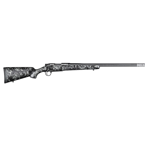 Picture of Christensen Arms Ridgeline FFT Full Size 7mm Rem Mag 3+1, 22" Stainless Steel Threaded Barrel, Stainless Aluminum Receiver Black w/Gray Accents Fixed Sporter w/Flash Forged Technology Stock 8010614300