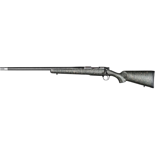 Picture of Christensen Arms Ridgeline Left Hand Rifle 6.5 Creedmoor 4rd Magazine 24" Barrel Stainless Steel Green Black/Tan Webbing Stock 801-06006-00