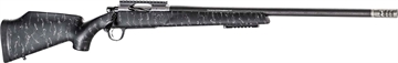 Picture of Christensen Arms Traverse Full Size 7mm PRC 3+1 26" Natural Stainless Steel Threaded Barrel, Natural Stainless Aluminum Receiver, Black w/Gray Webbing Fixed Monte Carlo w/Raised Comb Stock 8011003400