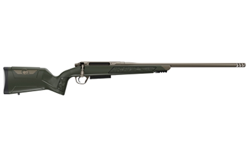 Picture of Christensen Arms Evoke, Bolt Action Rifle, 350 Legend, 18" Barrel, Threaded 5/8x24, Premium RFR Muzzle Brake, Cerakote Finish, Burnt Bronze, Synthetic Stock with Integrated Picatinny Rail, Trigger Tech Adjustable Trigger, 4 Rounds, 1 Magazine 801-15011-00