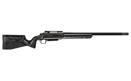 Picture of Christensen Arms Modern Carbon Rifle, Bolt Action Rifle, 308 Winchester, 22" Carbon Fiber Barrel, Side Baffle Muzzle Brake, Nitride Finish, Black, Carbon Fiber Stock, TriggerTech Trigger, 20 MOA Rail, 4 Rounds, 1 Magazine 801-14001-00