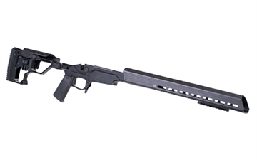 Picture of Christensen Arms Modern Precision Rifle Chassis, Black Anodized, Fits Remington 700 Long Action, 17" M-Lok Forend 810-00001-03 8100000103