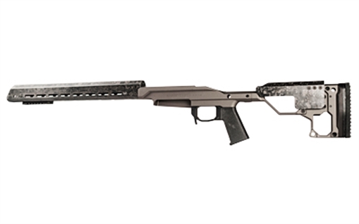 Picture of Christensen Arms Modern Precision Rifle Chassis, Tungsten Cerakote, Fits Remington 700 Short Action, 17" M-Lok Forend 810-00001-22