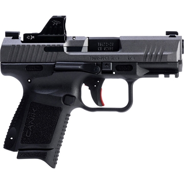 Picture of CANIK TP9 Elite SC, Semi-automatic Pistol, Striker Fired, Compact, Polymer Frame, 9MM, 3.6" Barrel, Matte Finish, Black, 3 Dot Sights, 2 Magazines, (1)-15 Round and (1)-12 Round, Includes MeCanik M01 HG7169T-N HG7169TN