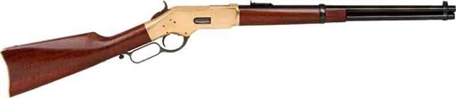 Picture of CIMARRON 1866 YELLOWBOY 45LC 19" W/ SADDLE RING BRS RECVR BLUED BBL CA228AS1
