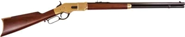 Picture of Cimarron 1866, Yellowboy Sporting, Lever Action Rifle, 45 Long Colt, 24" Octagon Barrel, Brass Receiver, Blued Barrel, Walnut Stock, 10 Rounds CA229