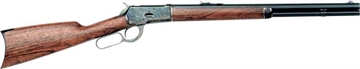 Picture of Cimarron 1892, Short Rifle, Lever Action, 357MAG/38 Special, 20" Octagon Barrel, Case Hardened Finish, Blued Barrel, Walnut Stock, 12 Rounds AS621