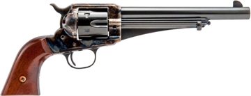 Picture of Cimarron 1875 Outlaw 45 Colt (Long Colt) 6 Shot 7.50" Blued Steel Barrel, Blued Cylinder, Color Case Hardened Steel Frame, Walnut Grip, Exposed Hammer CA151