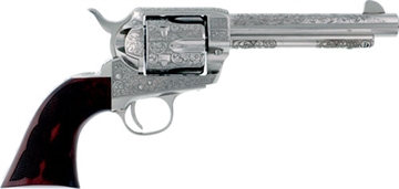 Picture of CIMARRON FIREARMS FRONTIER 5.5" 45LC CODY WILD WEST LSR ENG PP411LNBB
