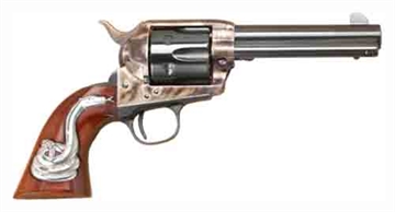 Picture of Cimarron Man With No Name 45 Colt (LC) 6rd 4.75" Blued Barrel & Cylinder Color Case Hardened Steel Frame with Walnut Grip with Integrated Snake MP410SSI01