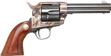 Picture of Cimarron Model P 45 Colt (Long Colt) 6 Shot 4.75" Blued Stainless Steel Barrel, Blued Cylinder, Color Case Hardened Steel Frame, Walnut Grip, Exposed Hammer MP410