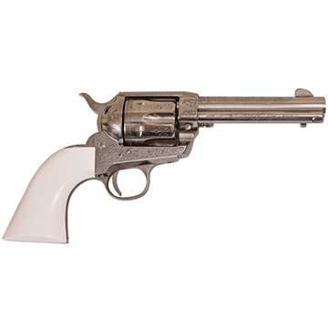 Picture of CIMARRON FIREARMS CO PIETTA FRONTIER 45LC 4.75 NKL LASER ENGRAVE PP410LNI