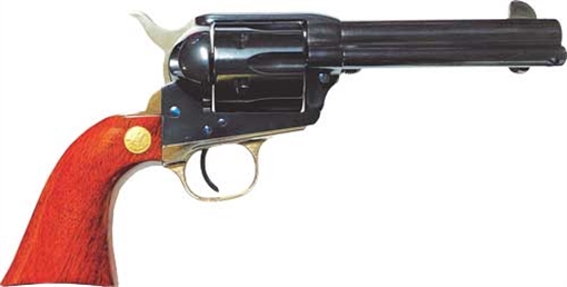 Picture of Cimarron Pistoleer 357 Mag 6 Shot 4.75" Blued Rifled Steel Barrel & Cylinder, Blued Steel Frame w/Nickel Backstrap & Triggerguard, Walnut Grip, Exposed Hammer MP400B1401