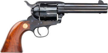 Picture of Cimarron Pistoleer 357 Mag 6 Shot, 4.75" Blued Rifled Steel Barrel, Cylinder, Backstrap & Frame, Walnut Grip MP400B1402