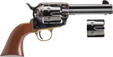 Picture of Cimarron Cimarron Pistolero Revolver 45LC/45 ACP 4.75 in Case Hardened 6 Shot PPP45DC