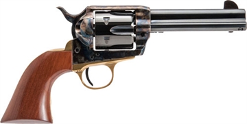 Picture of Cimarron Pistolero 45 Colt (Long Colt) 6 Shot 4.75" Blued Steel Barrel, Blued Cylinder, Color Case Hardened Steel Frame, Walnut Grip, Exposed Hammer PPP45