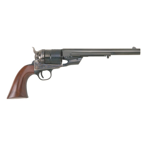 Picture of Cimarron Richards Transition Conversion, Single Action Only, 45LC, 8" Barrel, Steel, Case Hardened Finish, Wood Grips, Fixed Sights, 6 Rounds CA9052