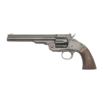 Picture of Cimarron No. 3 Schofield 45 Colt (Long Colt) 6 Shot 7" Matte Black Stainless Steel Barrel, Cylinder & Frame, Walnut Grip, Exposed Hammer CA850