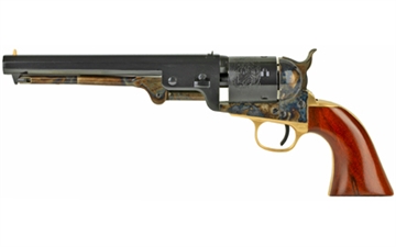 Picture of Cimarron Man with No Name, Single Action Only, 38 Special, 7.5" Barrel, Steel, Case Hardened Finish, Wood Grips, 6 Rounds CA9081