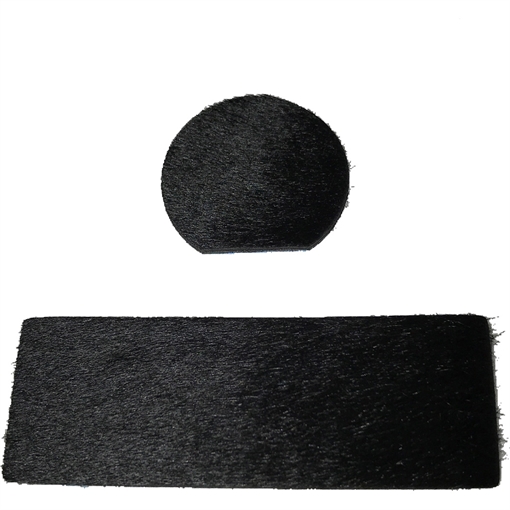 Picture of Cir-Cut Cir-Cut Traditional Rest Kit Black Calf Hair 2 pc. CF-01-R