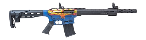 Picture of Citadel CBOSS2512-AZ Boss25  12 Gauge 3" 5+1 18.75" Threaded Barrel, Arizona Flag Steel Receiver w/Picatinny Rail, Adj Comb Synthetic Butt Stock, Picatinny Rail Forend, Polymer Grip