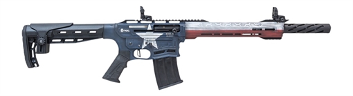 Picture of Citadel CBOSS2512-TEX Boss25  12 Gauge 3" 5+1 18.75" Threaded Barrel, Texas Flag Steel Receiver w/Picatinny Rail, Adj Comb Synthetic Butt Stock, Picatinny Rail Forend, Polymer Grip