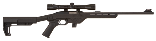 Picture of Citadel Trakr Full Size 22 LR 10+1 18" Blued Steel Barrel, Black Steel Receiver, Black Synthetic Stock, Nikko Stirling Mountmaster CIT22LRBMM