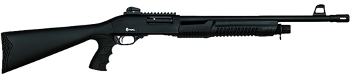 Picture of Citadel PAT 12 Gauge Pump 3" 3+1 20" Black Steel Barrel, Black Picatinny Rail Steel Receiver, Fixed Black Synthetic Stock FRPATMB1220