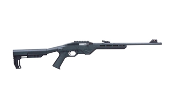 Picture of Citadel TRAKR, Bolt Action Rifle, 17 HMR, 21" Threaded Barrel, Matte Finish, Black, Synthetic Furniture, 2 Piece Picatinny Base, 5 Rounds, 1 Magazine CIT17HMRBLT