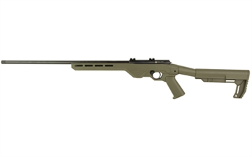 Picture of Citadel TRAKR, Bolt Action Rifle, 17 HMR, 21" Threaded Barrel, Matte Finish, Olive Drab Green, Synthetic Furniture, 2 Piece Picatinny Base, 5 Rounds, 1 Magazine CIT17HMRBLTODG