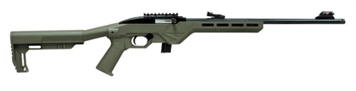 Picture of Citadel TRAKR, Semi-automatic Rifle, 22 LR, 18" Threaded Barrel, Matte Finish, Olive Drab Green, Synthetic Stock, Fiber Optic Front and Adjustable Rear Sights, 1 Magazine, 10 Rounds CIT22LRBODG
