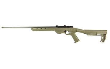 Picture of Citadel TRAKR, Bolt Action Rifle, 22 WMR, 21" Threaded Barrel, Matte Finish, Olive Drab Green, Synthetic Furniture, 2 Piece Picatinny Base, 1 Magazine, 5 Rounds CIT22WMBLTODG