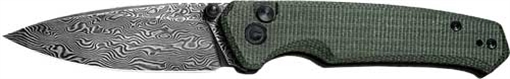 Picture of CIVIVI KNIFE ALTUS 2.97" GREEN MICARTA/BLACK DAMASCUS C20076DS1