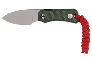 Picture of CIVIVI Knives CIVIVI Baby Banter Fixed Blade Knife Green Canvas Micarta Handle C23045-2 C230452