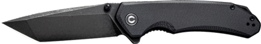 Picture of Civivi Knives Brazen 3.46" Folding Tanto Black Stonewashed D2 Steel Blade, Black Textured G10 Handle C2023C