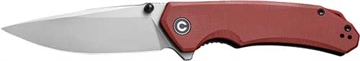 Picture of CIVIVI KNIFE BRAZEN 3.46" BURGUNDY G10/STONEWASHED< C2102B